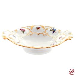 Конфетница Queen's Crown Мейсенский букет 18см