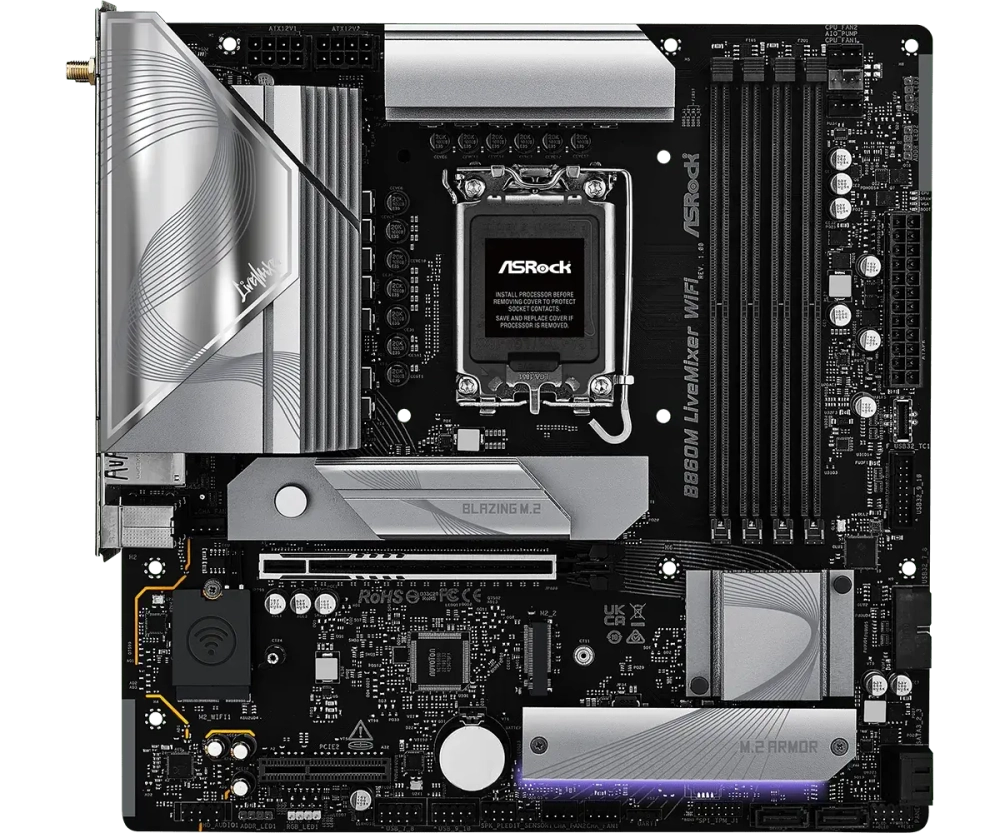 Материнская плата ASRock B860M-X (B860M-X)
