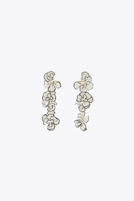 ZARA СЕРЬГИ С КОНТРАСТНЫМИ ЦВЕТАМИ, ЭКРЮ