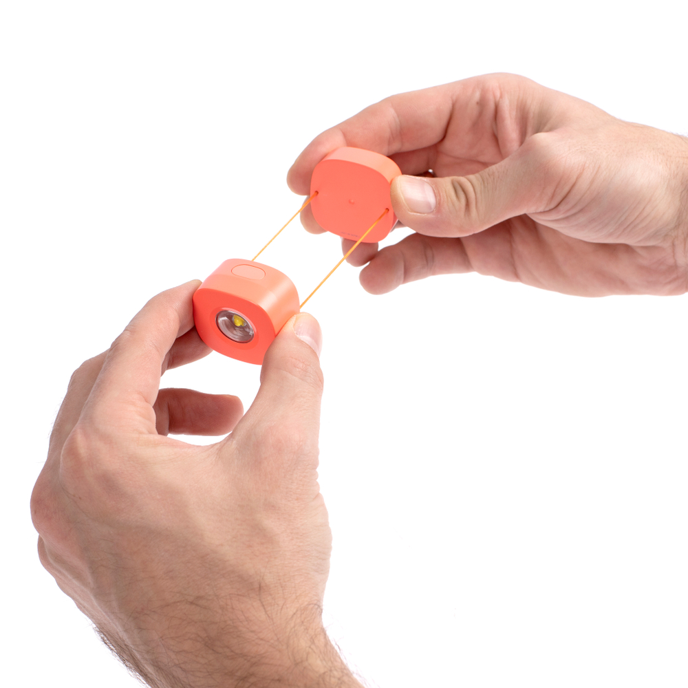 Фонарь налобный Nextool Night Walk Headlamp,80лм,16м, светодиодный, аккум, оранж(NE20108)