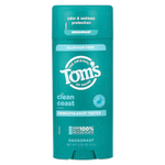 Tom's of Maine, дезодорант без алюминия, Clean Coast, 92 г (3,25 унции)