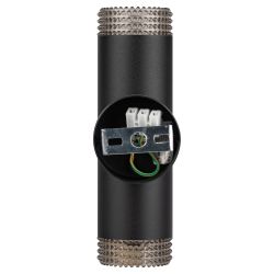 Светильник настенный ЭРА WL50 BK/BK 2*GU10 2*12Вт IP20 черный