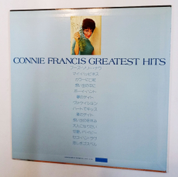 Винтажная виниловая пластинка LP Connie Francis Greatest Hits (Japan 1973)