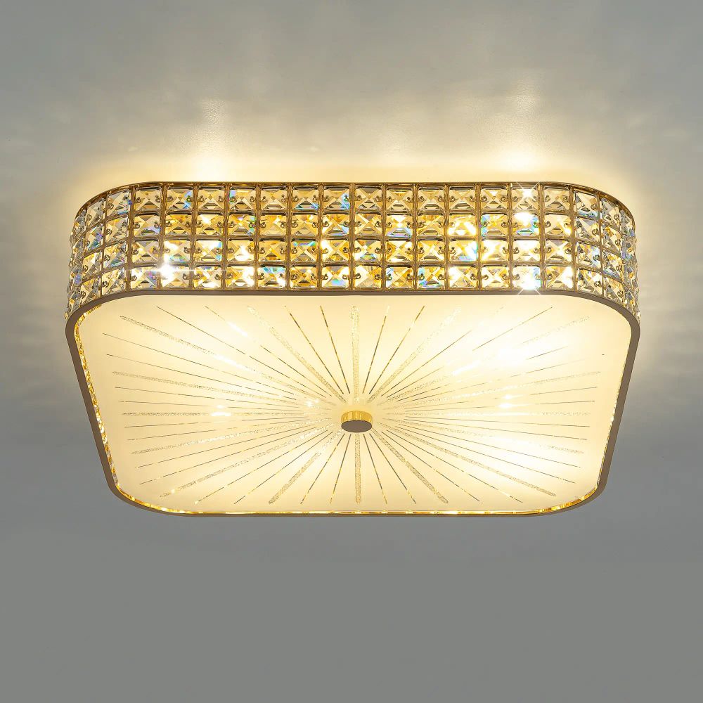 Citilux Портал CL324282 Люстра хрустальная Золото