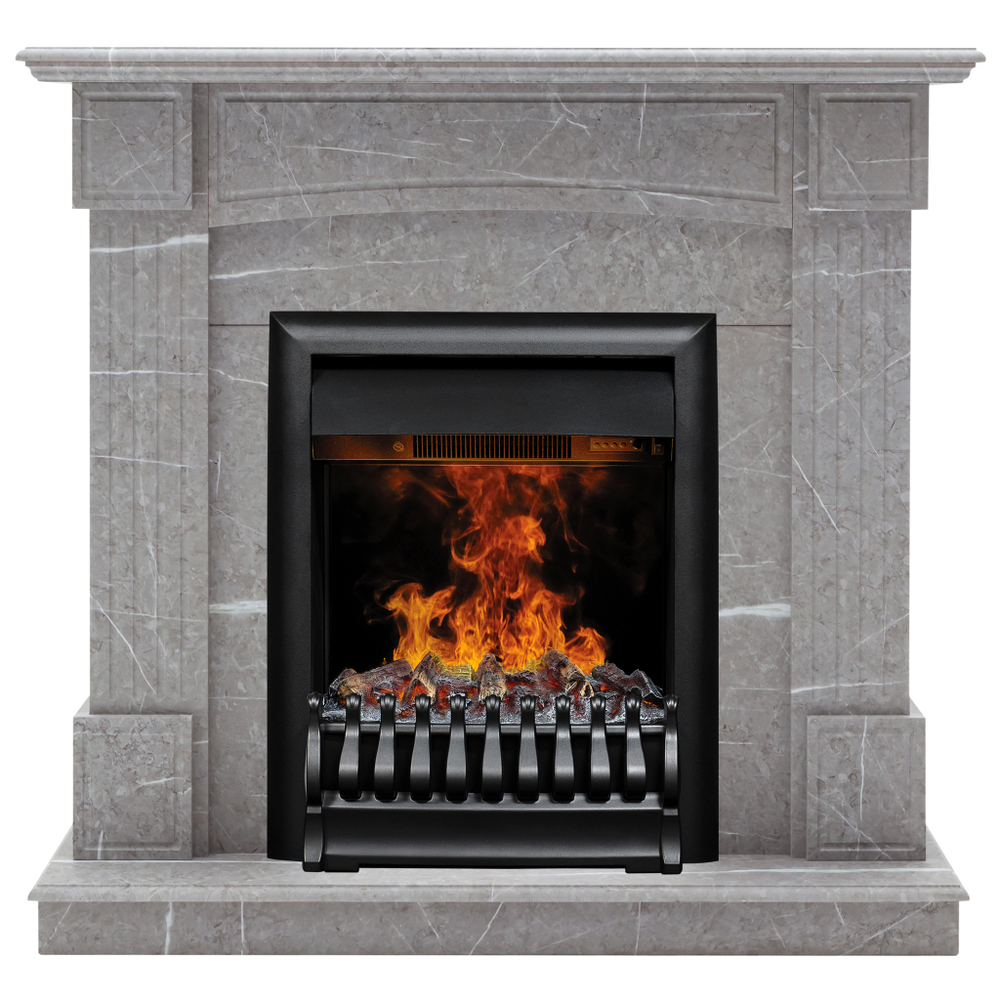 Каминокомплект Real Flame Andrea GR с очагом 3D Oregan