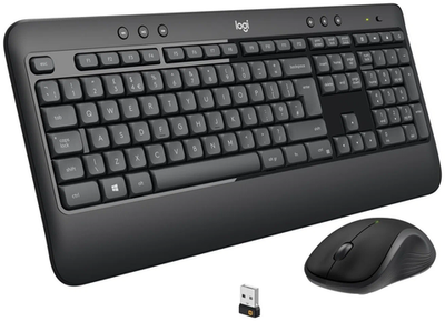 Комплект клавиатура + мышь Logitech MK540 Advanced, графитовый