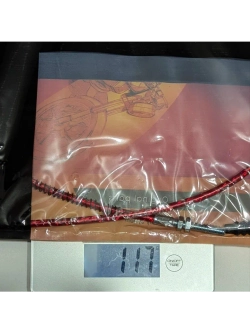 +t Трос сцепления 1000мм (с пружиной) красный