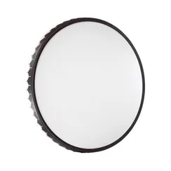 3053/EL PALE SN 000 Светильник пластик/белый/черный LED 72Вт 3000-6300К D490 IP43 пульт ДУ DORTA