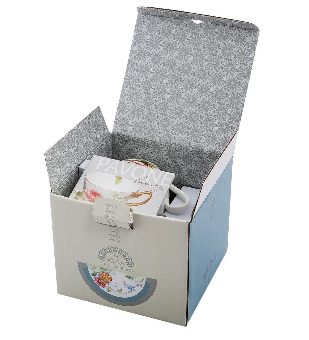 JS-25 Чайный набор на 2 перс. «Райская птица» (Pavone)