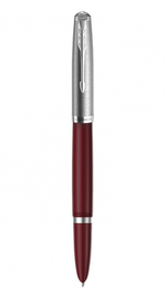 Перьевая ручка Parker 51 CORE BURGUNDY CT, перо: F, цвет чернил: black/blue, в подарочной упаковке.