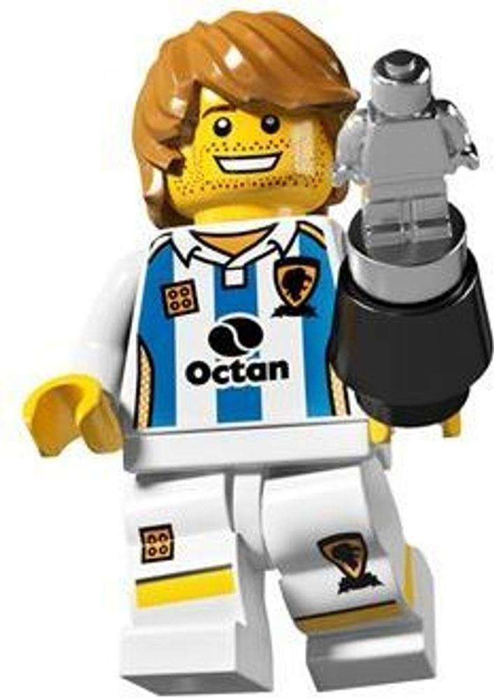 Минифигурка LEGO 8804 - 11  Футболист