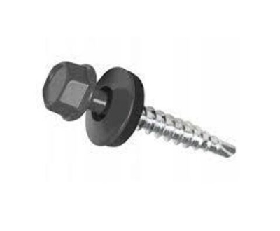 Саморез кровельный мокрый асфальт 29ммх4,8 (50шт.) RAL7024