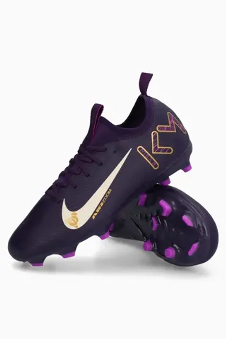 Бутсы Nike Zoom Mercurial Vapor 16 Academy Mbappe FG/MG Junior - фиолетовый
