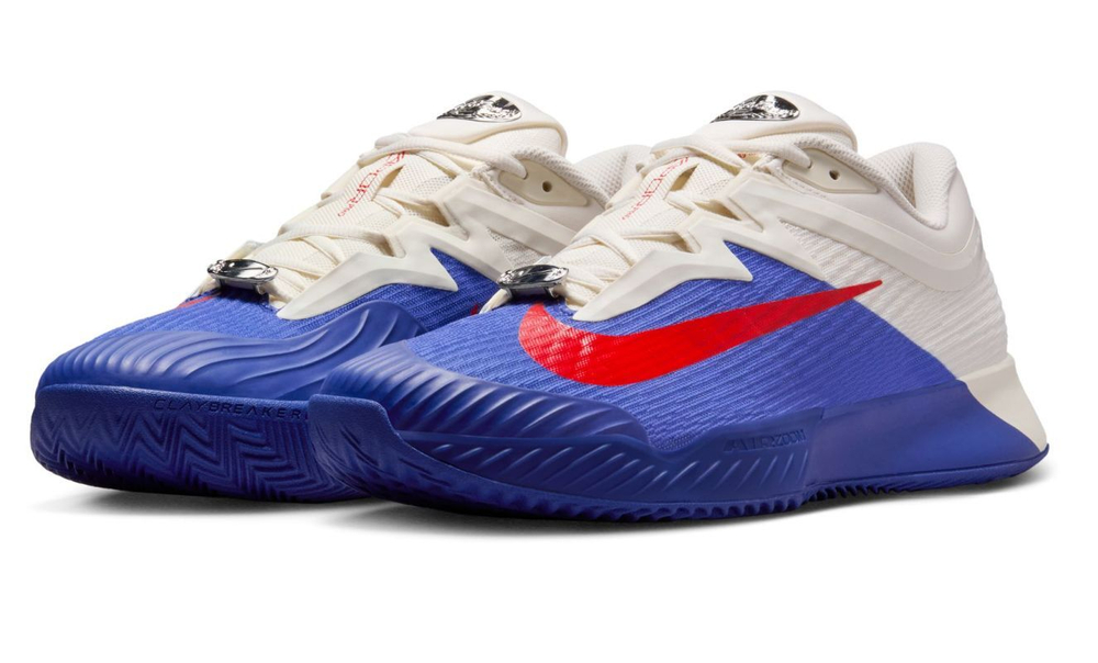 Мужские кроссовки теннисные Nike Zoom Vapor Pro 3 Clay Premium - глубокая ночь/светлый малиновый/бледная слоновая кость