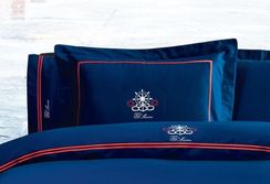 Постельное белье NAVY синий  deluxe TIVOLYO HOME Турция