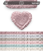 Коврик для ванной Прямоугольный "Лиз" 50х80см, 6 видов, Хлопок