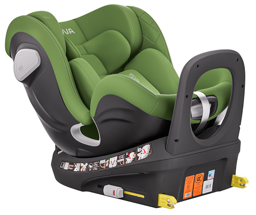 Автокресло Avova Swan Fix i-Size 0-1-2 (40-125 см, 0-25 кг) Cactus Green, зеленый