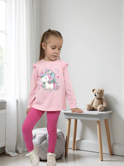 022-03-2 Комплект для девочки (джемпер+ лосины)