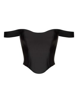 Корсетный топ из атласа