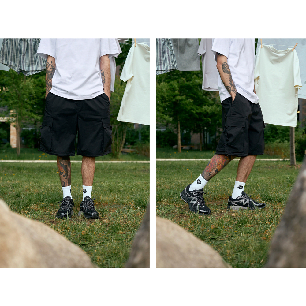 Шорты Nothomme Shorts Casual With Large Pocket "Black"