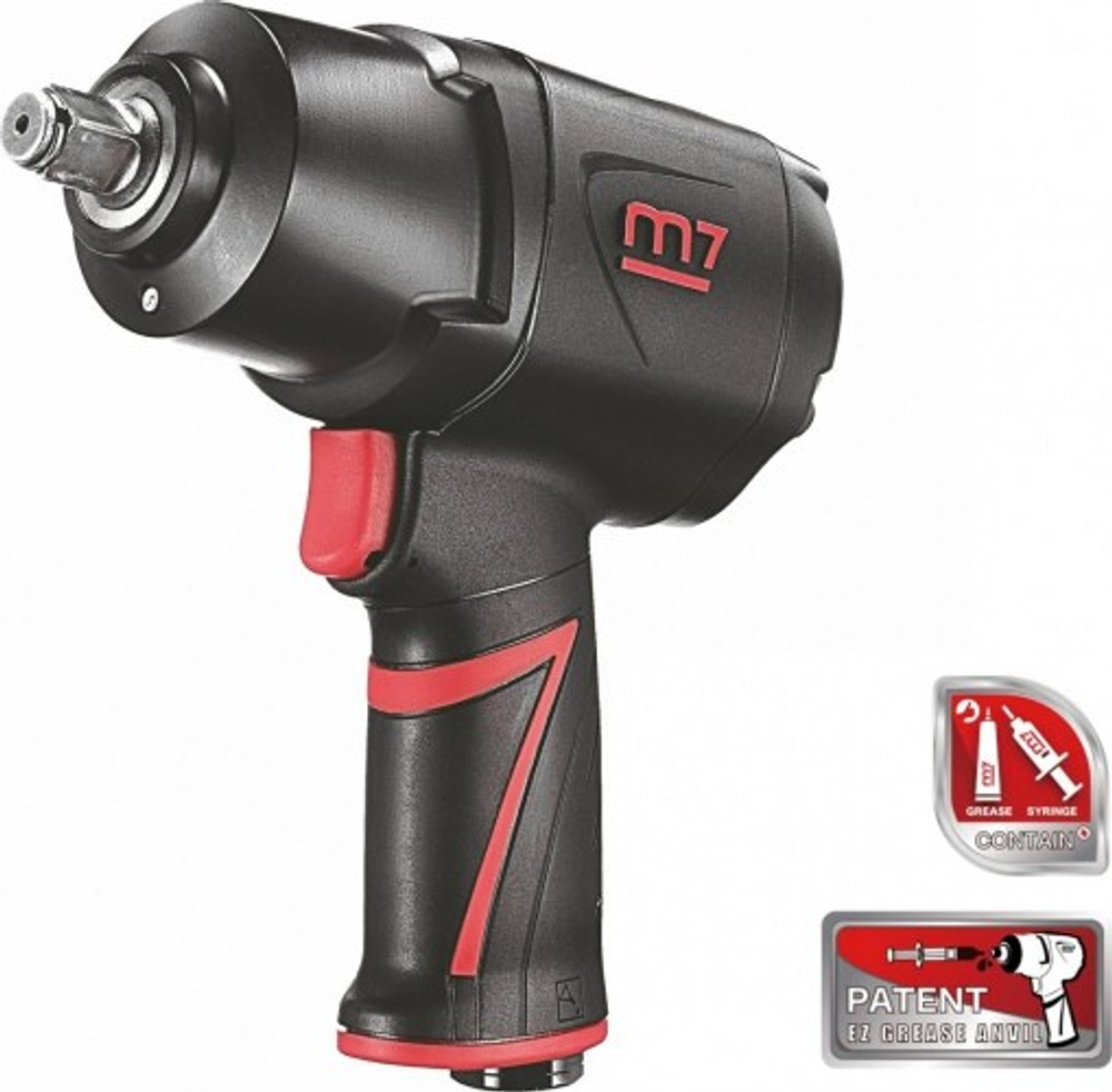 Гайковерт пневматический MIGHTY SEVEN NC-4255QH ударный 1/2", система «EZ Grease»