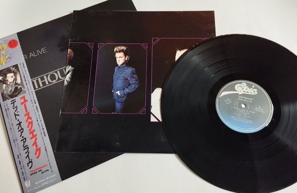 Винтажная виниловая пластинка LP Dead Or Alive Youthquake (Japan 1985) (Obi)