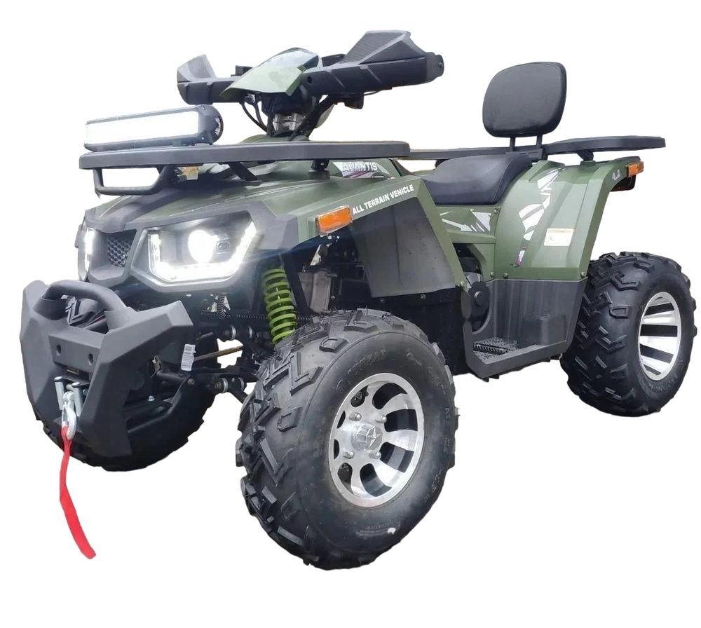 Квадроцикл Avantis Hunter H200 Big Premium (баланс. вал) зеленый
