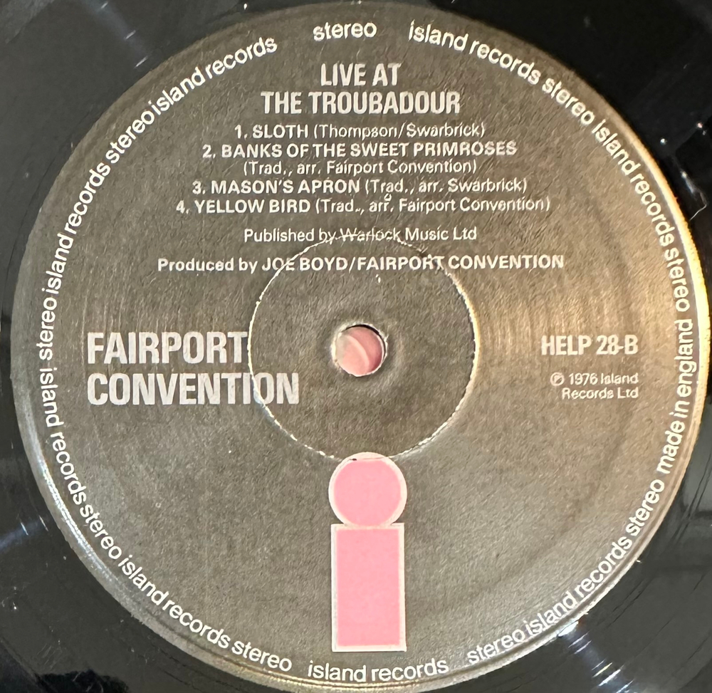 Fairport Convention - Live At The L.A. Troubadour (Англия 1977г.)
