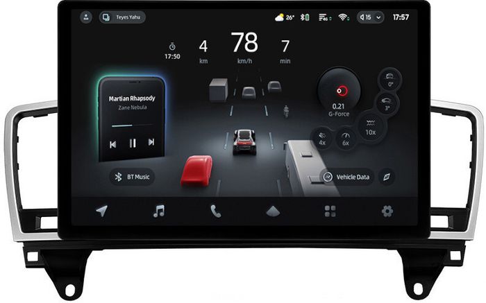 Магнитола для Mercedes-Benz ML W166, GL X166 2011-2015 - Teyes CC4-PRO монитор 13" 2K QLED на Android 13, Быстрейшая, Snapdragon 778G, ИИ, CarPlay, DSP, 4G SIM-слот