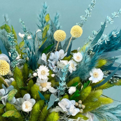 «Forest fairy» композиция из сухоцветов и стабилизированных цветов