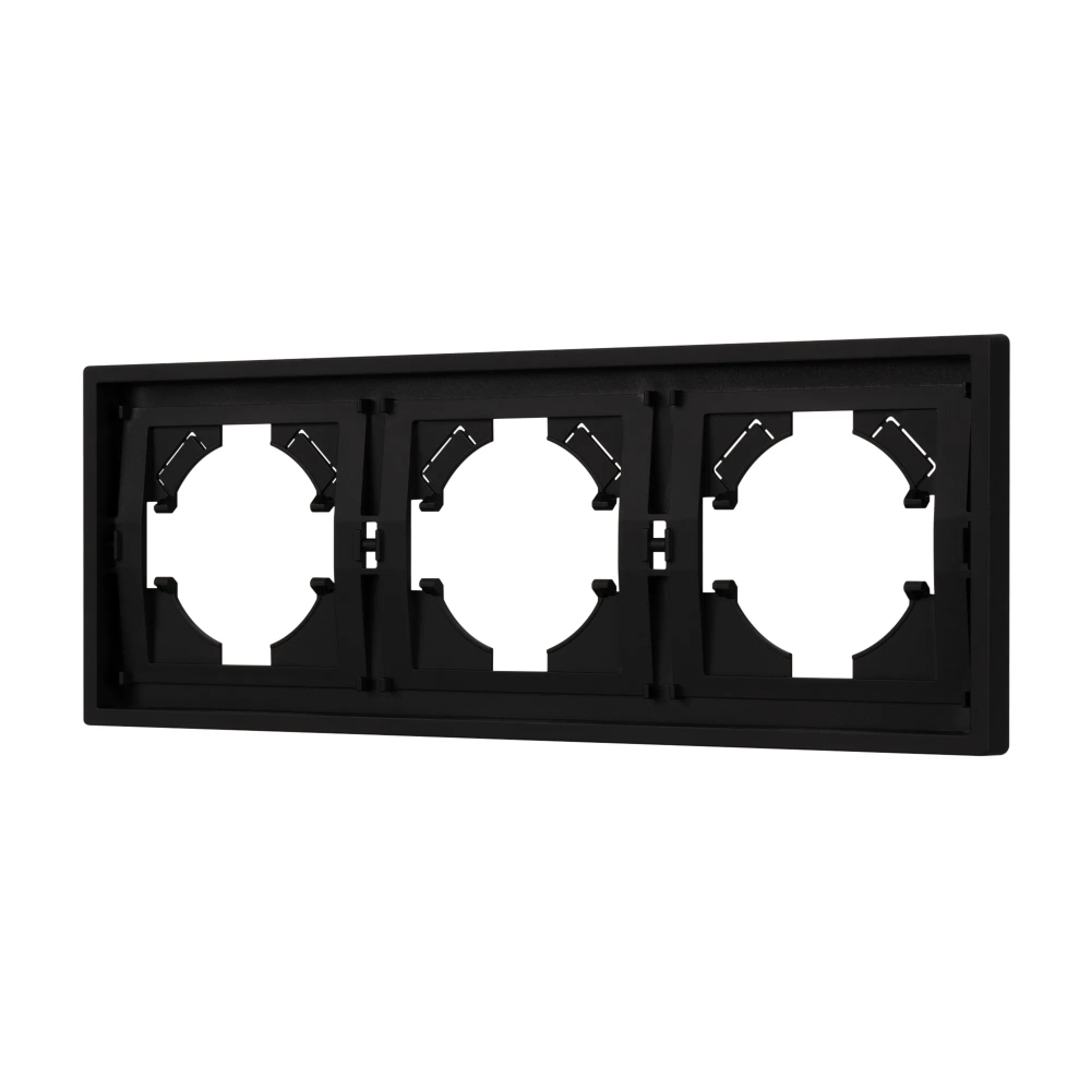 Рамка пластиковая FRM-TENDO-SFPL-3-BK (Arlight, -) 054650