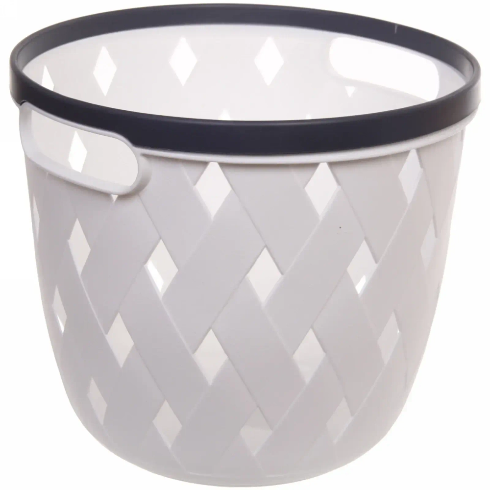 Корзина для хранения «Эрида» белая 24,5х21,5см