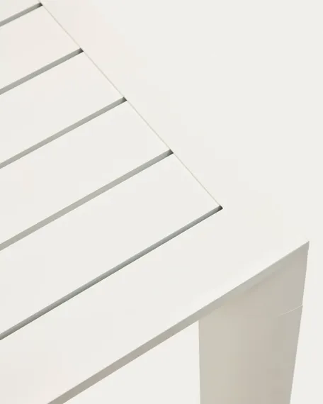 Culip Алюминиевый барный стол с порошковым покрытием белого цвета 150 x 77 см