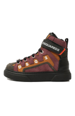 Высокие кожаные кеды Dsquared2