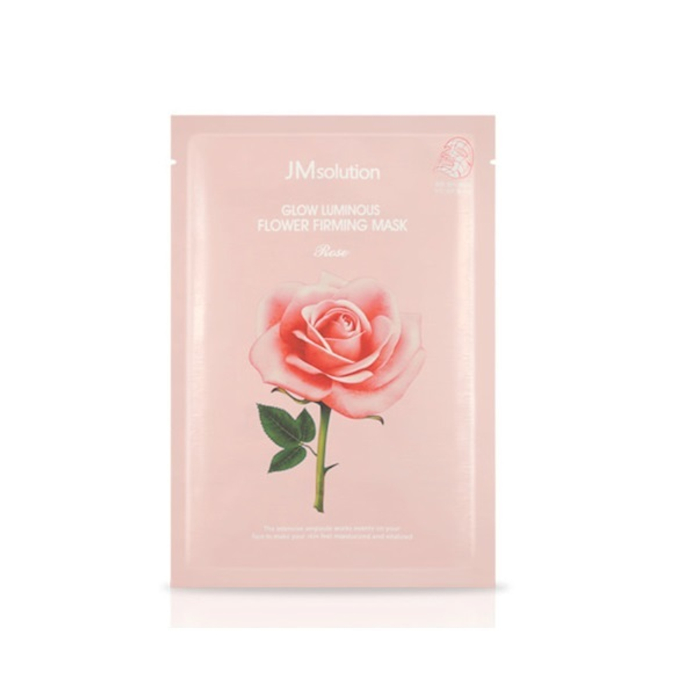 Гидрогелевая маска для лица с дамасской розой JMsolution Glow Luminous Flower Hydrogel Mask