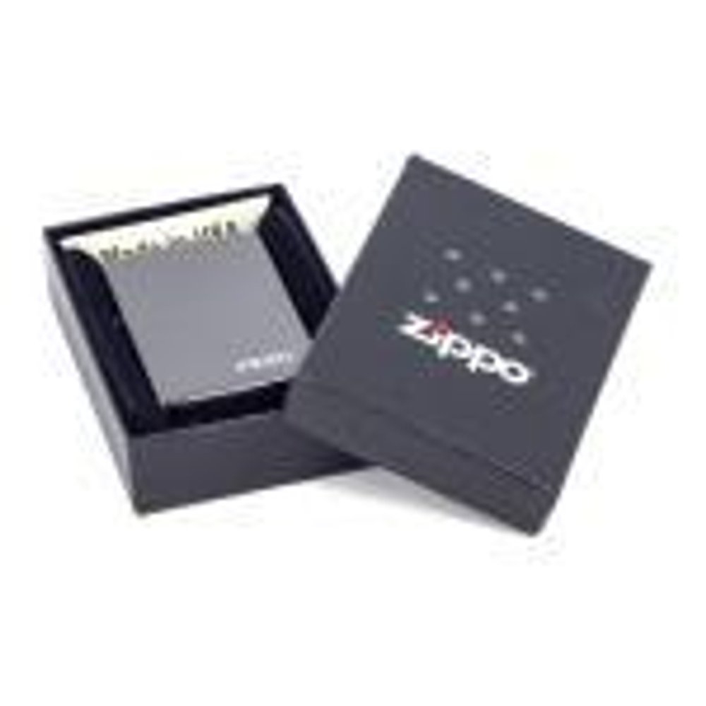 Зажигалка ZIPPO Classic Ebony™ с логотипом "Zippo" ZP-24756ZL