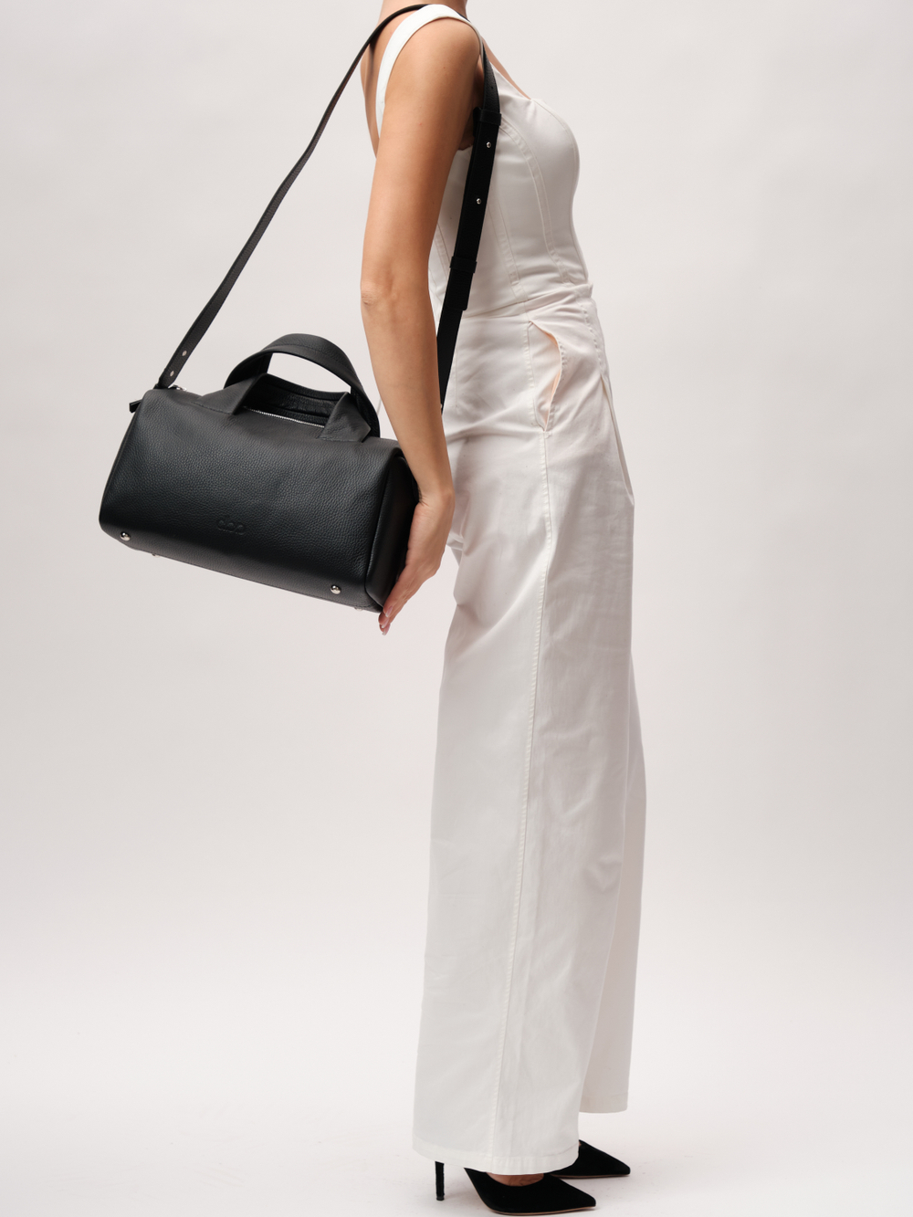 Кожаная сумка DBR 31378 черный