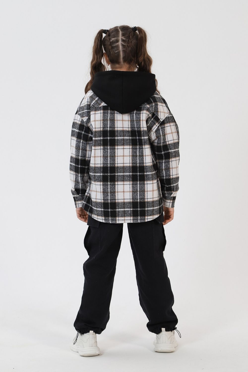 Рубашка для девочки Квадро-1 Виотекс ЧЁРНЫЙ