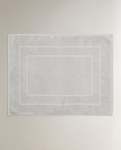Zara Home - Нескользящий коврик для ванной из хлопка, серый, 55x80 см