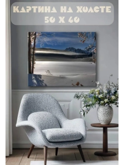 Картина на стену 40 X 50 Снег