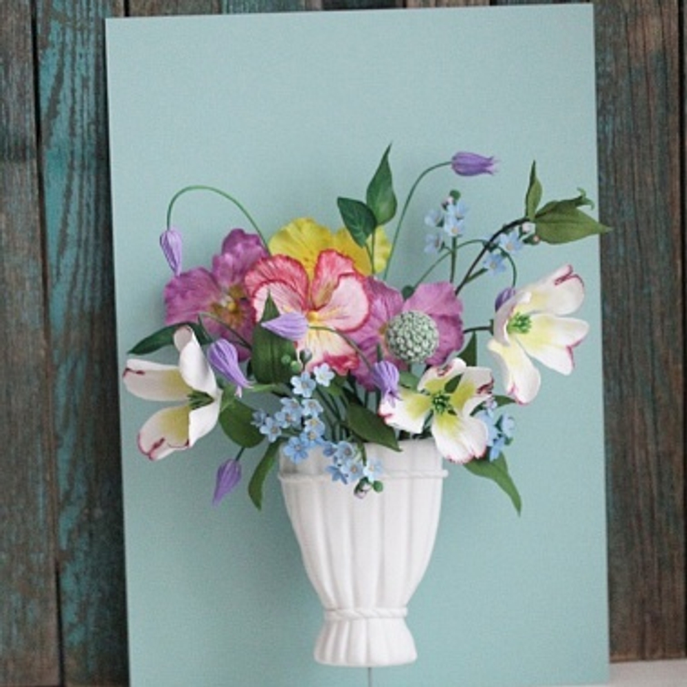 Паспарту отечественное. Основа для Весеннего проекта 2018. (синее)