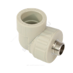 Угольник PP-R комбинированный серый Дн 20х3/4" НР VALFEX 10126220Г