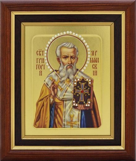 Икона Григория Армянского, писанная в монастыре.