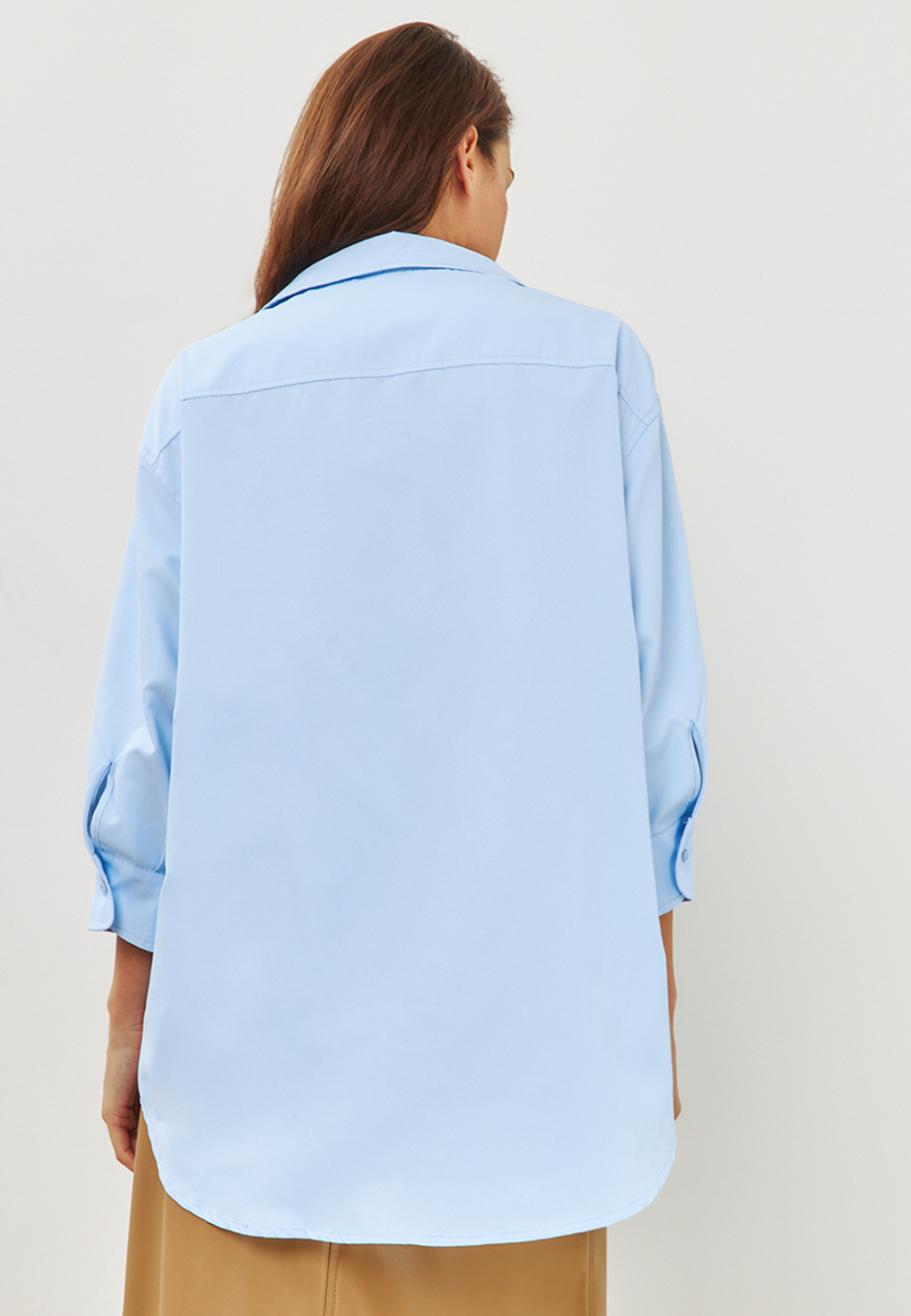 Рубашка с декоративным карманом