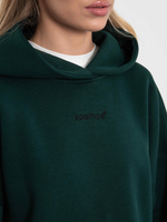 Худи женское оверсайз с начесом basis Малахит