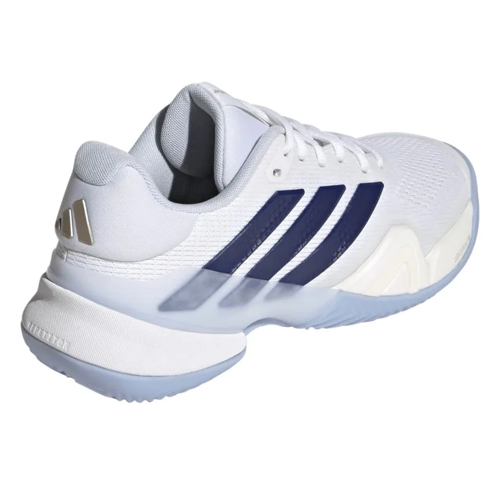 Женские Кроссовки теннисные Adidas Barricade 14 W CL - cloud white/cyber metallic/dark blue