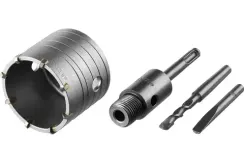 Коронка Зубр SDS PLUS 65мм буровое кольцо 04029