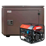 Генератор бензиновый FUBAG BS 8500 A ES DUPLEX с кожухом Geon 1200 RAL 8019