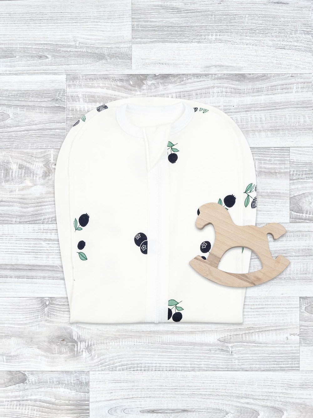 Пелёнка-кокон Mjölk Голубика, уценка