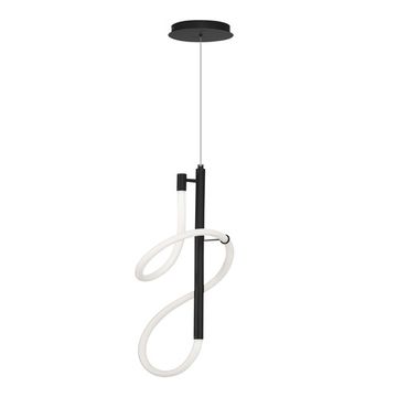 SL6102.403.16 Светильник подвесной ST-Luce Черный/Белый LED 1*16W 3000K SAGRATO